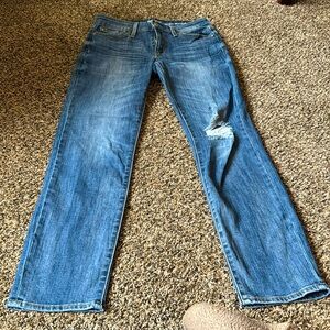 Women's Signature Jeans by Levi Strauss Mid Rise Slim Cuffed Size 8/29